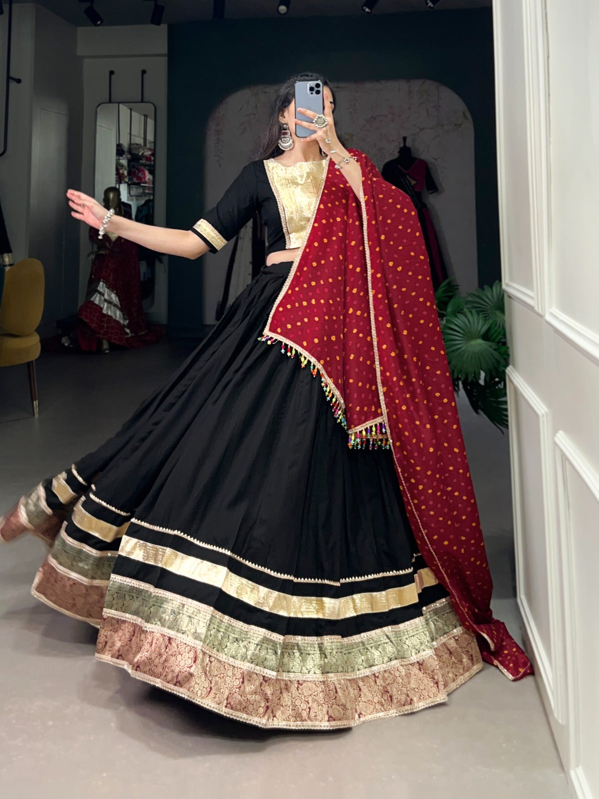 Gota Lace Lehenga Choli